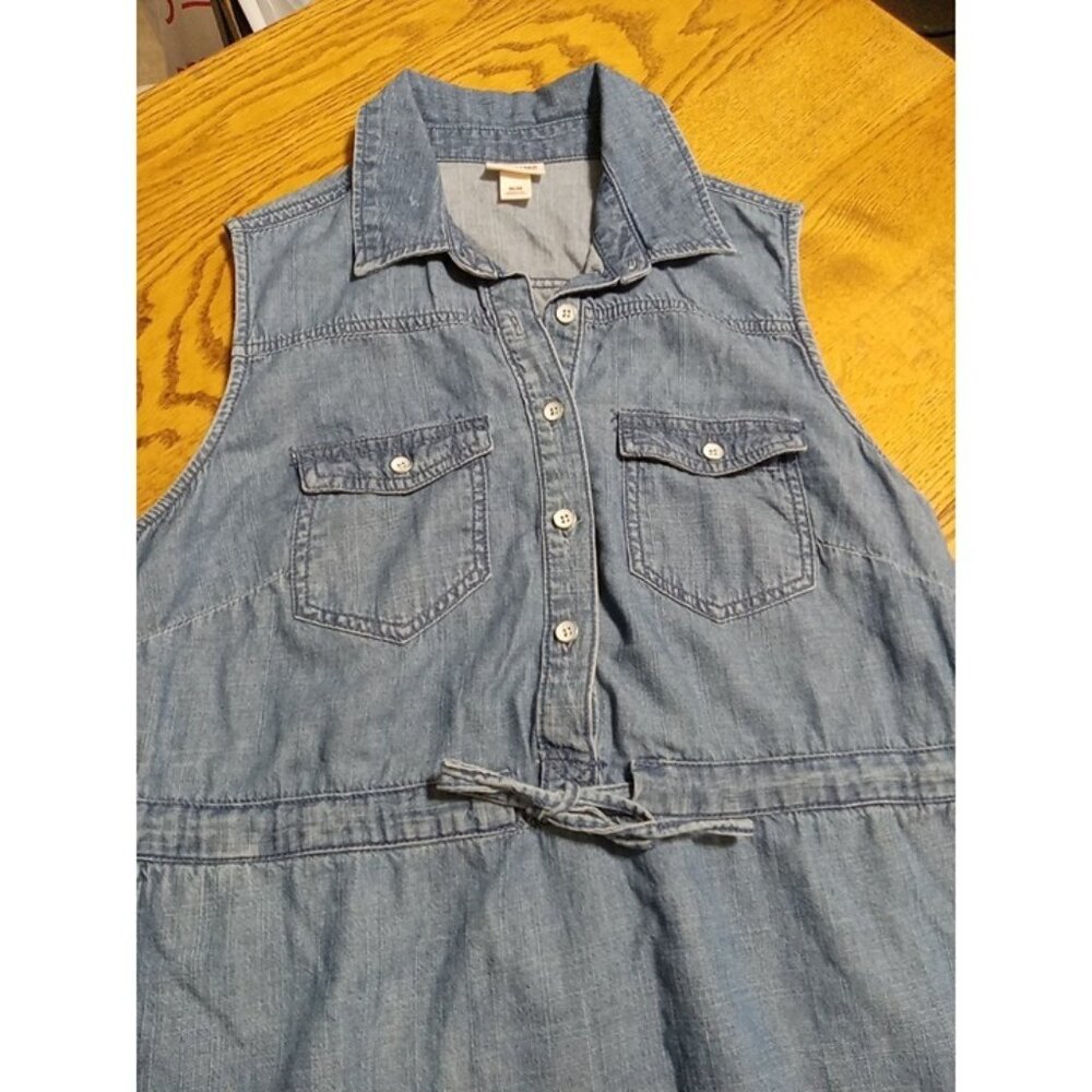 MOSSIMO Jeans Dress Womens MEDIUM Waist BLUE Preowned Casual Work Date Used - Picture 2 of 7